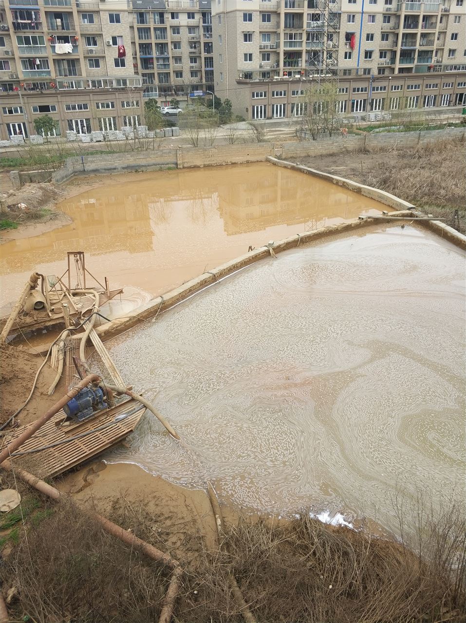 龙滚镇沉淀池淤泥清理-厂区废水池淤泥清淤
